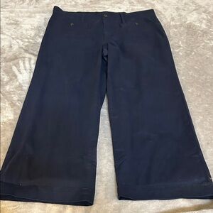 J. Crew Navy Wide Leg Pants